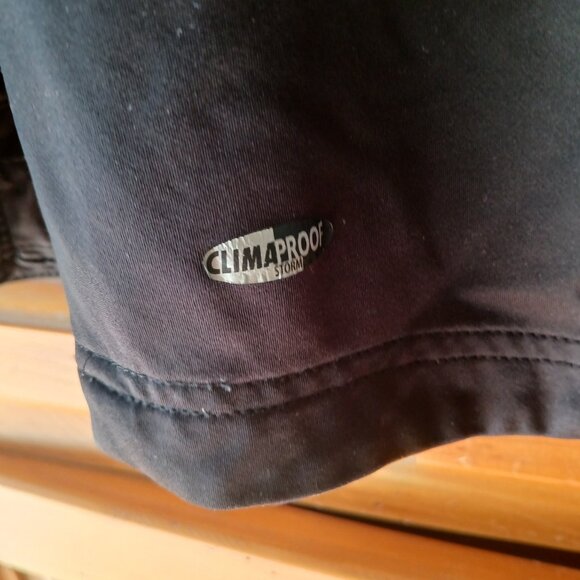 Adidas Golf 1/4 Zip Pullover Wind/Rain Shirt Mens Large Black Climaproof Storm - Picture 7 of 12